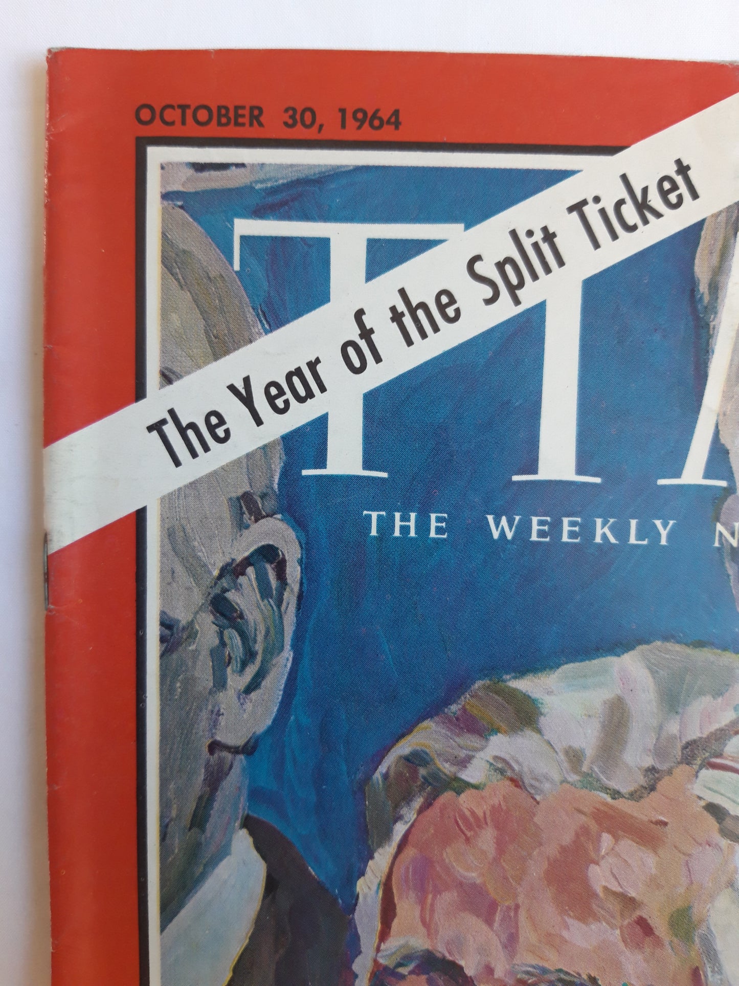 Time magazine Candidate Kenneth Barnard Keating The Year of the Split Ticket 30.10.1964 Oktober 1964
