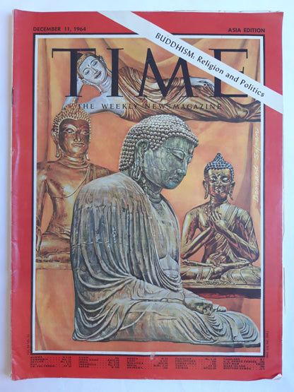 Time magazine Buddhism: Religion und Politics 11.12.1964 Dezember 1964
