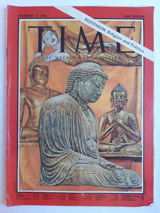 Time magazine Buddhism: Religion und Politics 11.12.1964 Dezember 1964