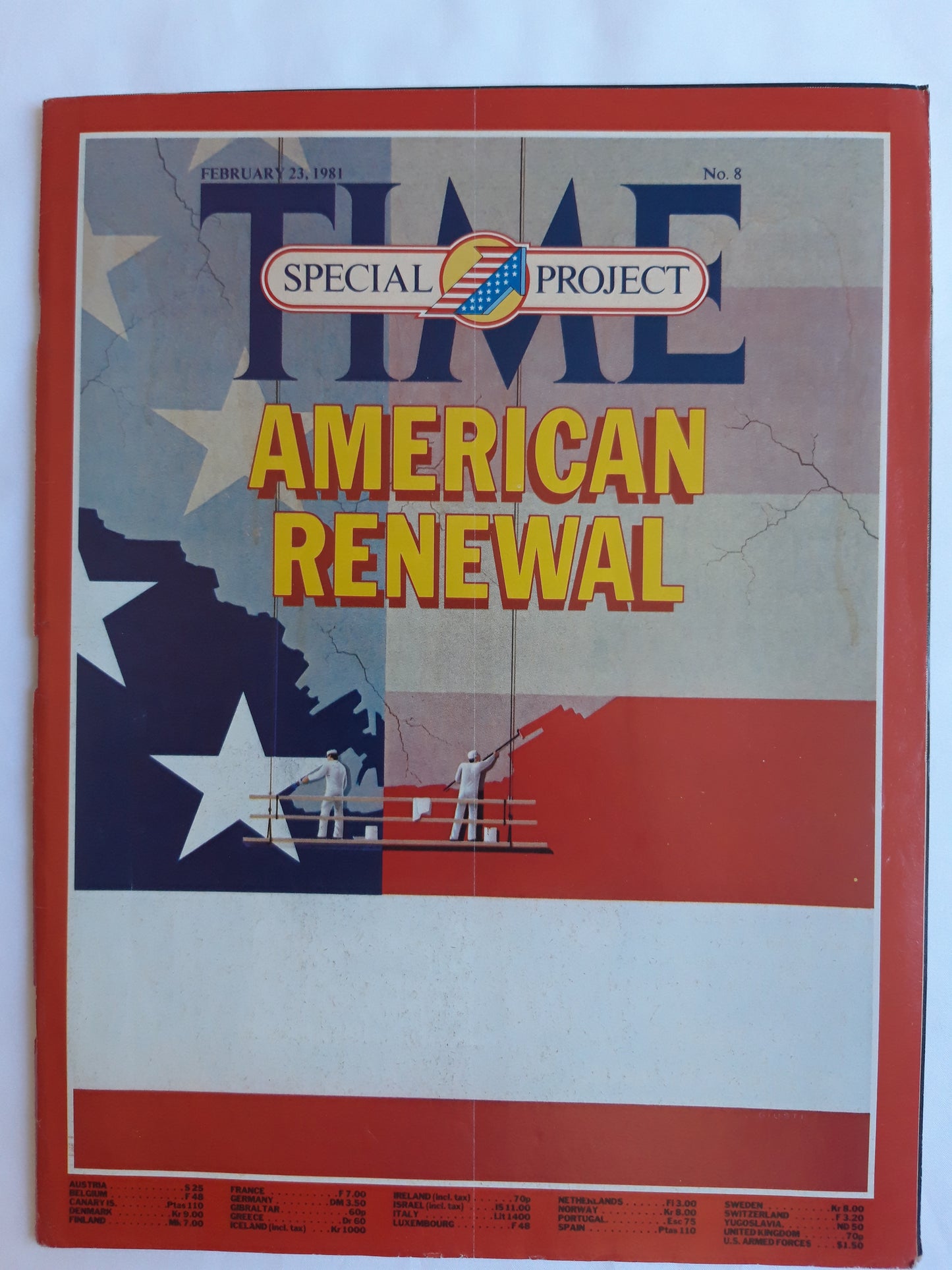 Time magazine American Renewal Special Project 23.02.1981 Februar 1981 No.8
