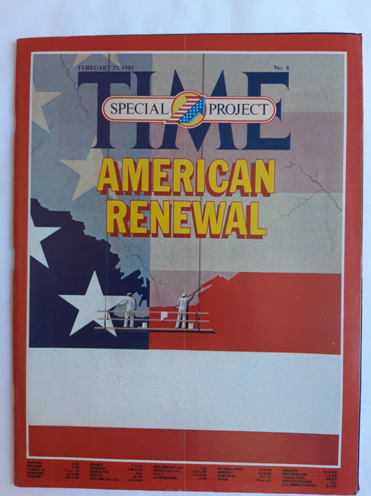 Time magazine American Renewal Special Project 23.02.1981 Februar 1981 No.8