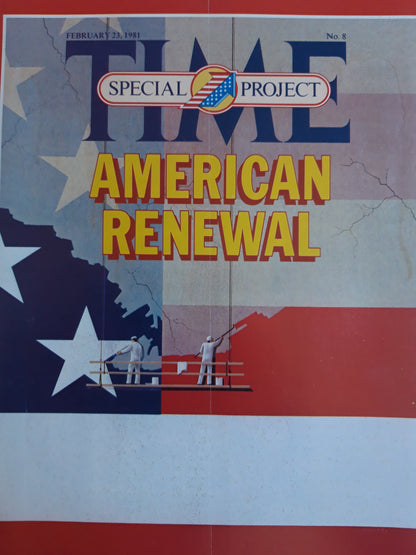 Time magazine American Renewal Special Project 23.02.1981 Februar 1981 No.8