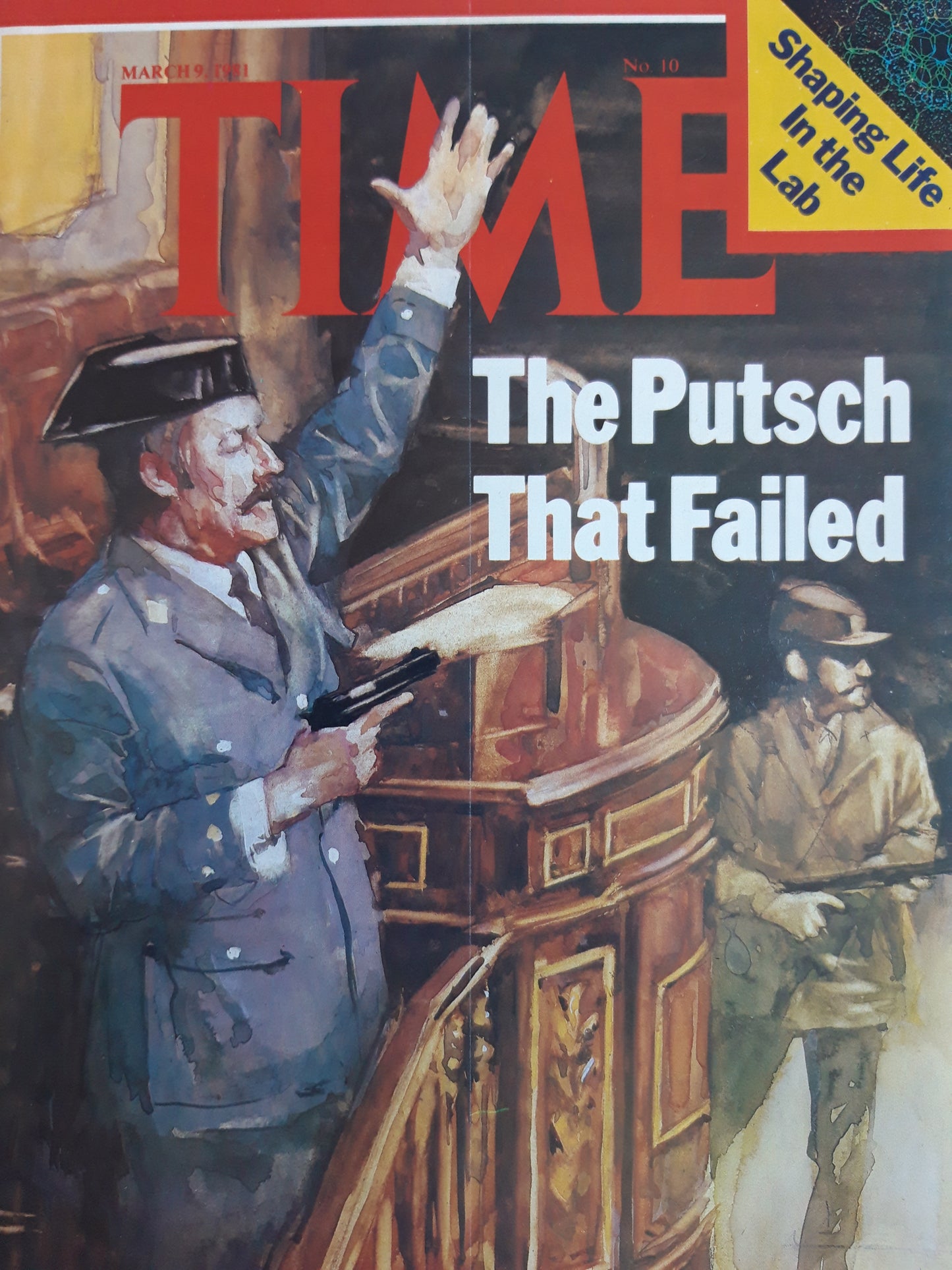 Time magazine The Putsch That Failed Shaping Life In the Lab 09.03.1981 März 1981 No.10