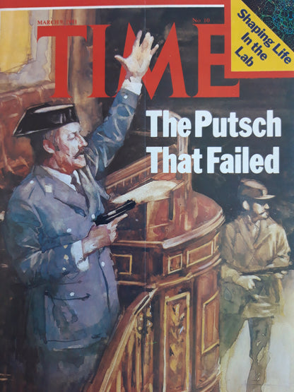 Time magazine The Putsch That Failed Shaping Life In the Lab 09.03.1981 März 1981 No.10