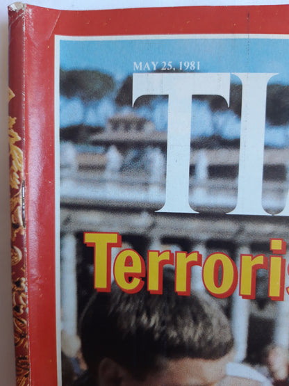 Time magazine Terrorist`s Target Why Did They Do It? John Paul II 25.05.1981 Mai 1981 No.21