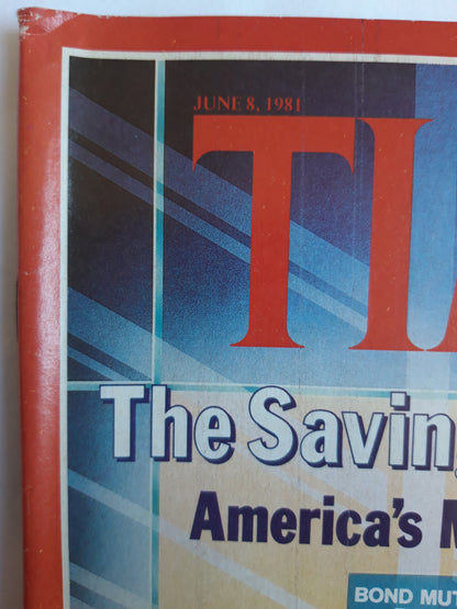 Time magazine The Savings Revolution America`s Money Scramble 08.06.1981 Juni 1981 No.23