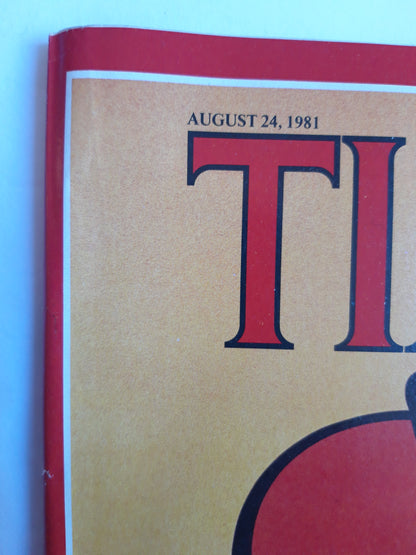 Time magazine West Germany Moment of Angst There Is No Strike Ronald Reagan Stands Firm 24.08.1981 August 1981 No.34