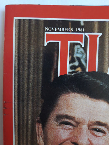 Time magazine Ronald Reagan AWACS He Does It Again! Poland Solidarnosc 09.11.1981 November 1981 No.45