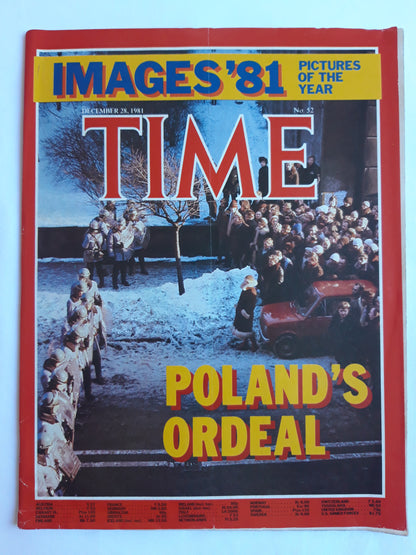 Time magazine Poland`s Ordeal Images ´81 Pictures of the Year 28.12.1981 Dezember 1981 No.52
