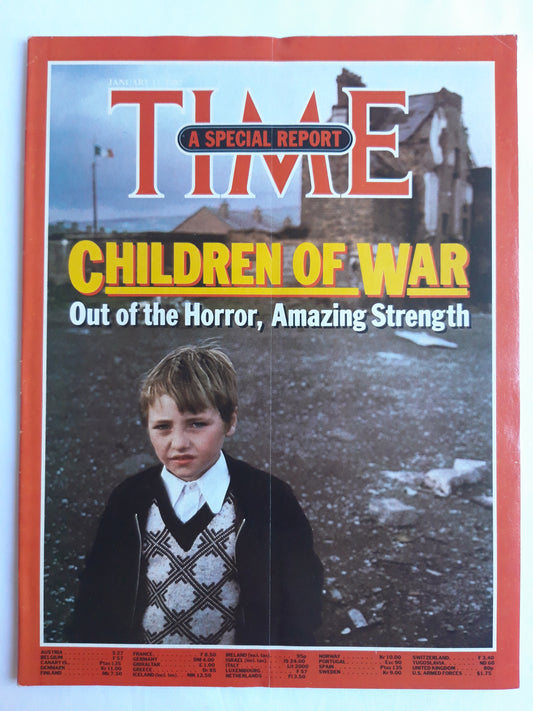 Time magazine Children of War Out of the Horror, Amazing Strenght Special Report 11.01.1982 Januar 1982