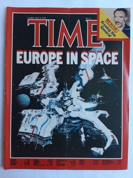 Time magazine Europe in Space Rescue! Freeing the General 08.02.1982 Februar 1982 No.6