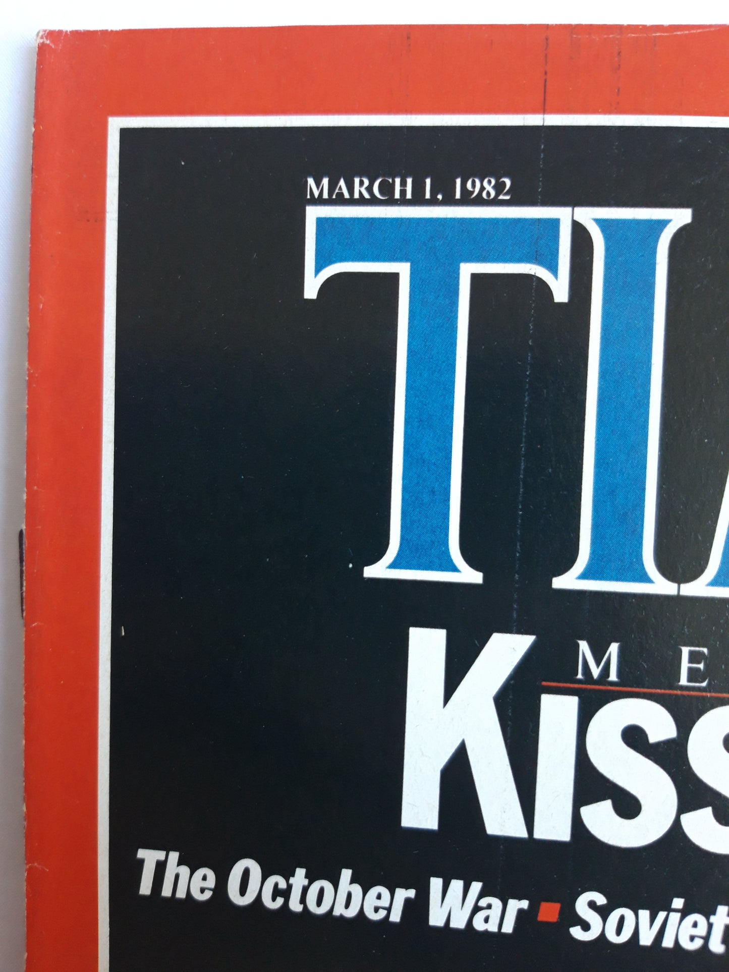 Time magazine Memoirs Henry Kissinger The Oktober War Soviet Showdown Watergate´s Impact 01.03.1982 März 1982