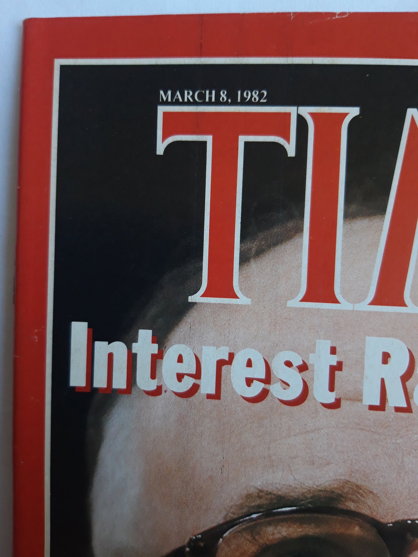 Time magazine Interest Rate Anguish U.S.Federal Reserve Chairman Paul Volcker 08.03.1982 März 1982