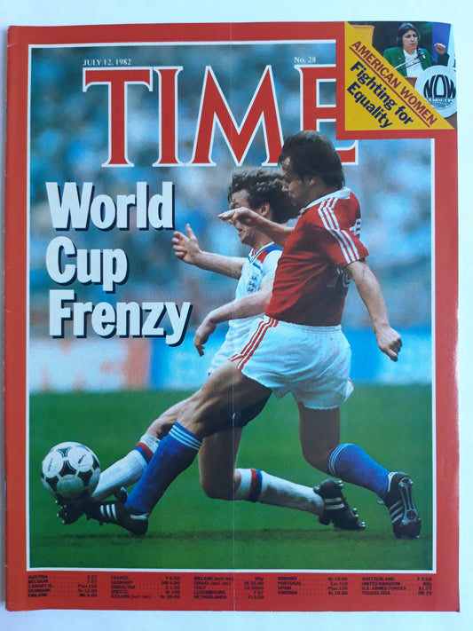 Time magazine World Cup Frenzy American Women 12.07.1982 Juli 1982 No.28