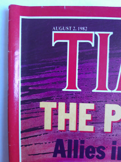 Time magazine The Pipeline Allies in Disarray A Grim Week In Britain 02.08.1982 August 1982 No.31