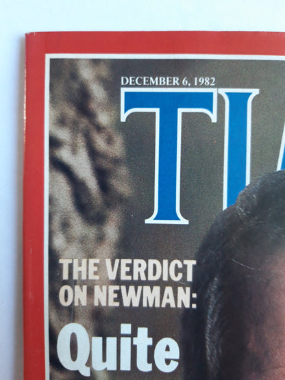 Time magazine The Verdict on Paul Newman: Quite A Guy Missile Debate Ronald Reagan`s MX Decision 06.12.1982 Dezember 1982 No.49