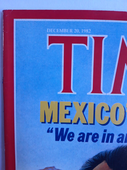 Time magazine Mexico`s Crisis Emergency Humane or Horrible? 20.12.1982 Dezember No.51