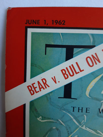 Time magazine Bear v. Bull on Wall Street 01.06.1962 Juni 1962