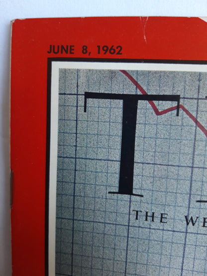 Time magazine White House Adviser Walter Heller The Market & Economic Policy 08.06.1962 Juni 1962