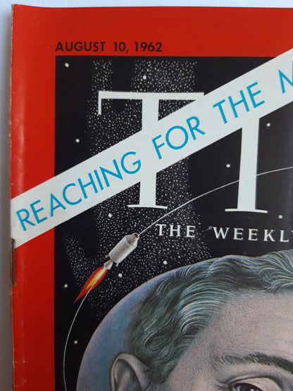 Time magazine Space Planner D. Brainerd Holmes Reaching for the Moon 10.08.1962 August 1962
