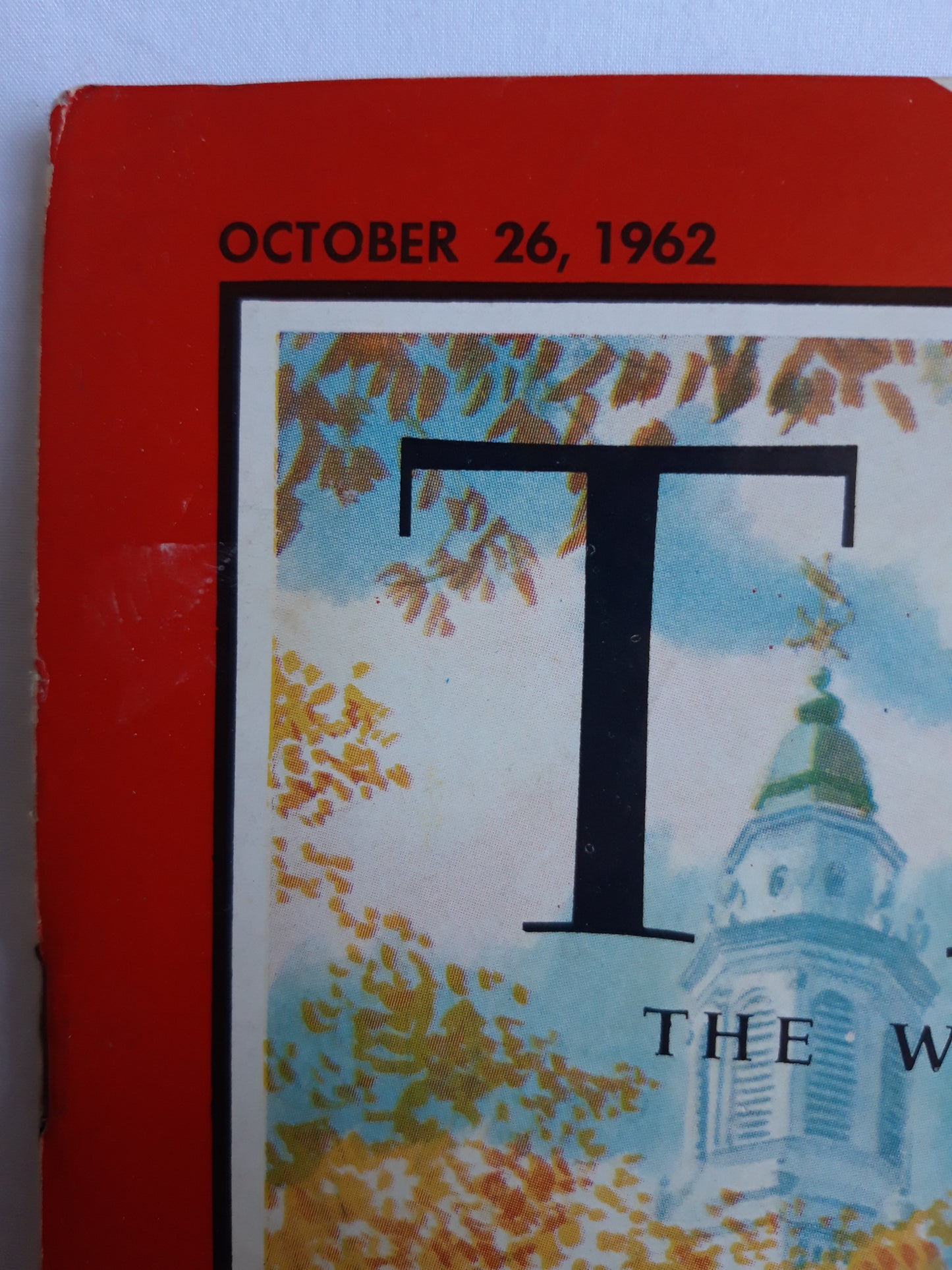 Time magazine Andover`s John M. Kemper Excellence & Intensity Prep Schools 26.10.1962 Oktober 1962