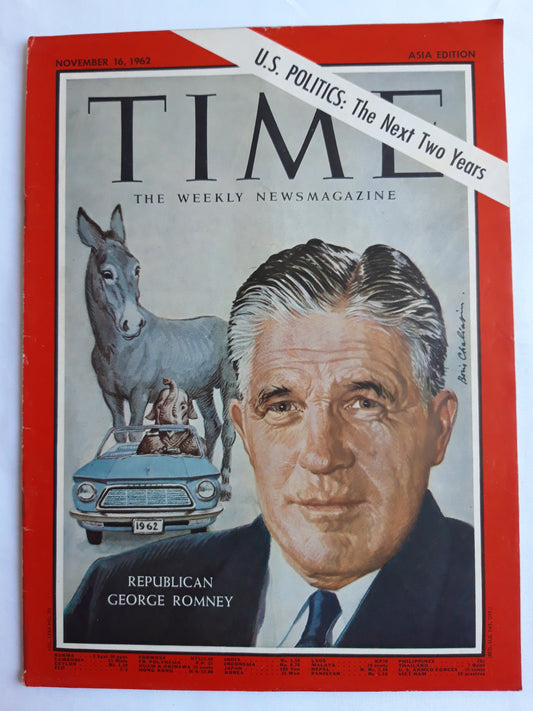 Time magazine Republican George Romney 16.11.1962 November 1962
