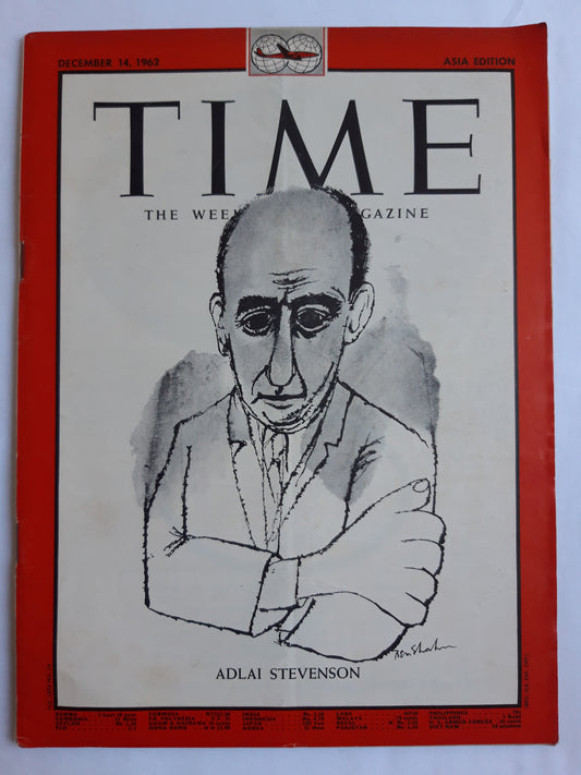 Time magazine Adlai Stevenson 14.12.1962 Dezember 1962