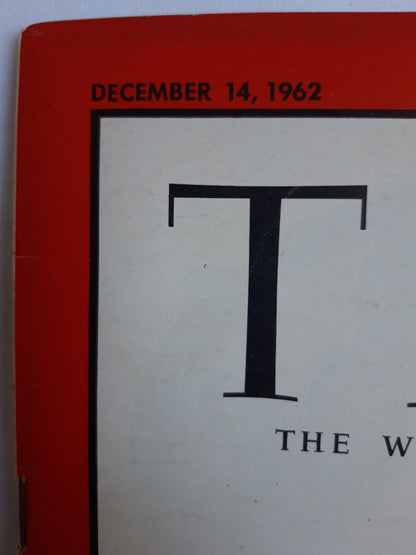 Time magazine Adlai Stevenson 14.12.1962 Dezember 1962