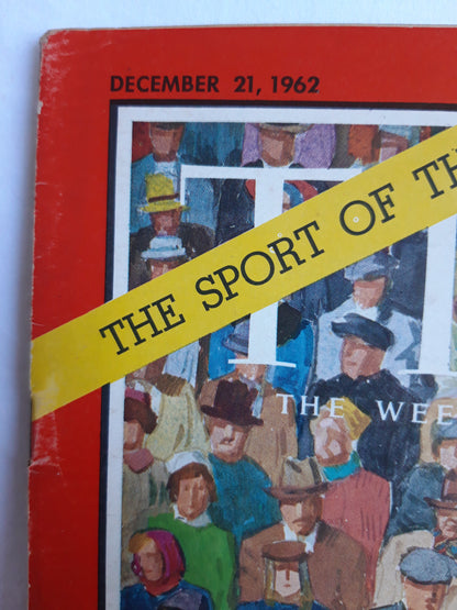 Time magazine Green Bay Coach Vince Lombardi The Sport of the `60s