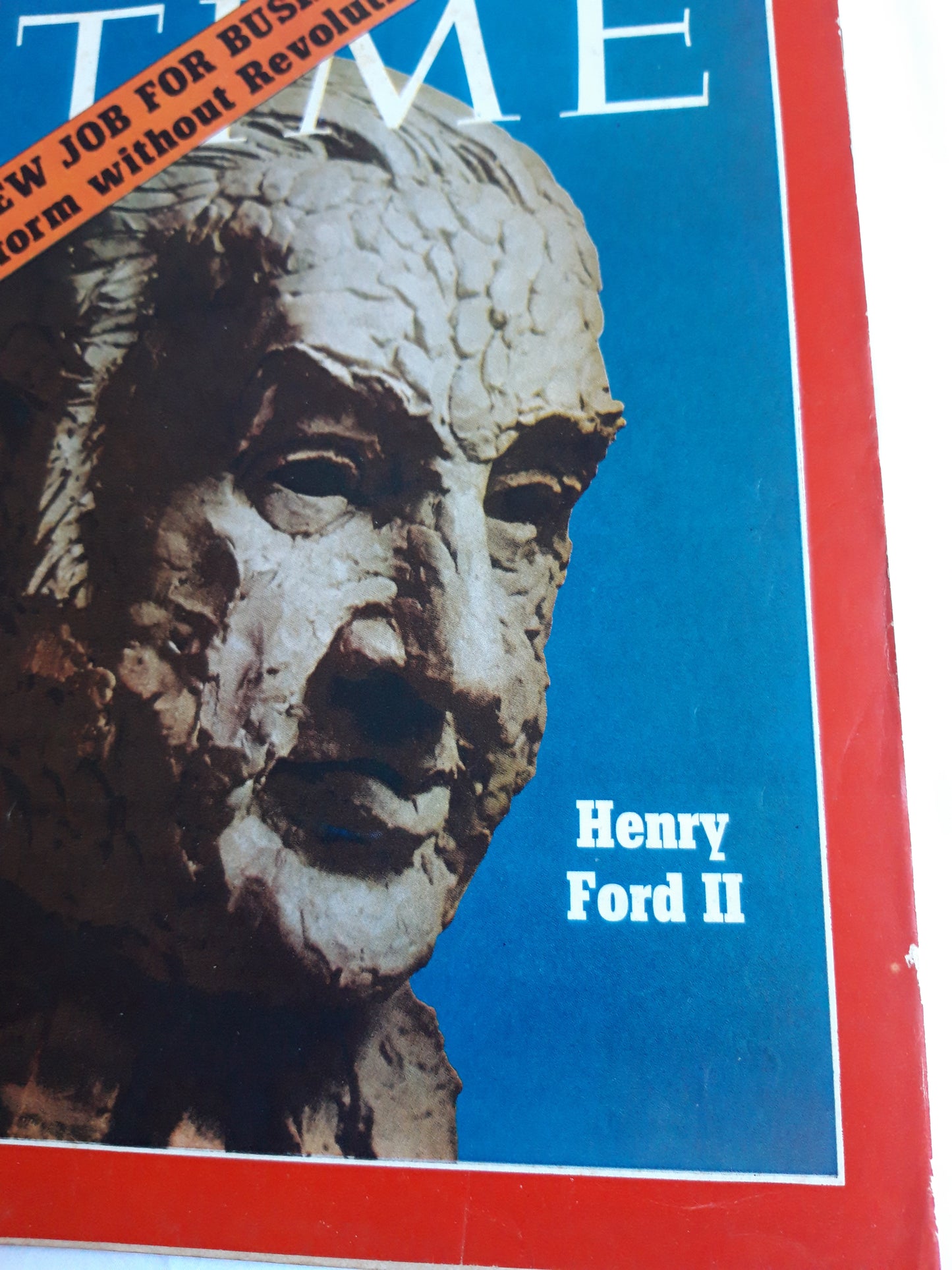 Time magazine Henry Ford II A New Job for Business Reform without Revolution 20.07.1970 Juli 1970