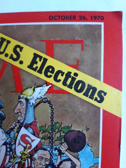 Time magazine The U.S. Elections 26.10.1970 Oktober 1970