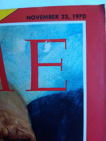Time magazine Charles Andre Joseph Marie De Gaull France The Last Homage 23.11.1970 November 1970