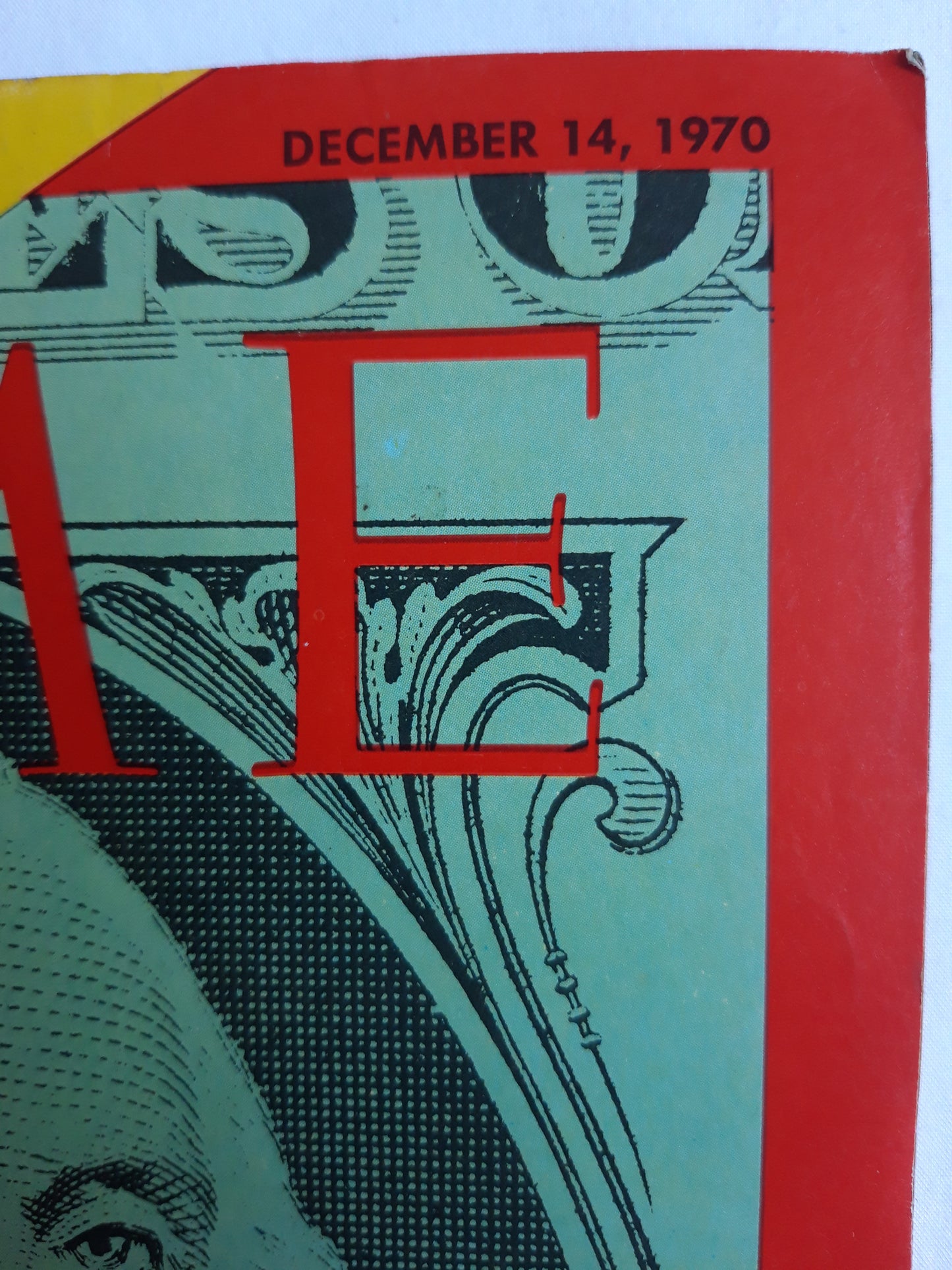 Time magazine The Battle of the Buck Worth 73 ct 14.12.1970 Dezember 1970
