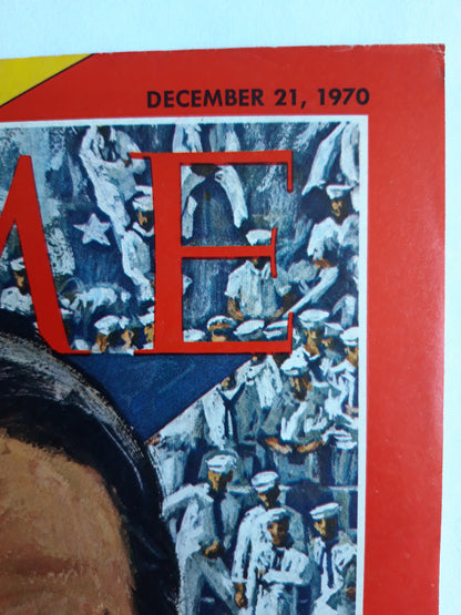 Time magazine Admiral Elmo Russell "Bud" Zumwalt Jr. The Military Goes Mod 21.12.1970 Dezember 1970