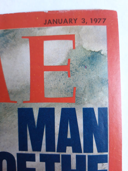 Time magazine Man of The Year Jimmy Carter 03.01.1977 Januar 1977