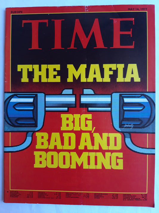 Time magazine The Mafia Big, Bad und Booming 16.05.1977 Mai 1977