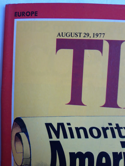 Time magazine Minority Withhin a Minority America`s Underclass 29.09.1977 September 1977