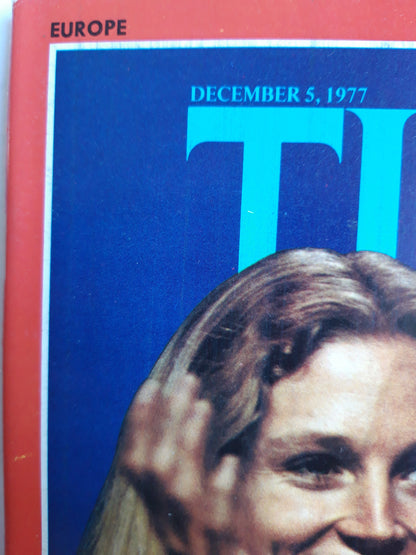 Time magazine After Houston What Next For American Women Middle East Hour of Decision 05.12.1977 Dezember 1977