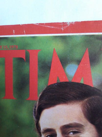 Time magazine  A Most Uncommon Bloke Prince Charles 15.05.1978 Mai 1978