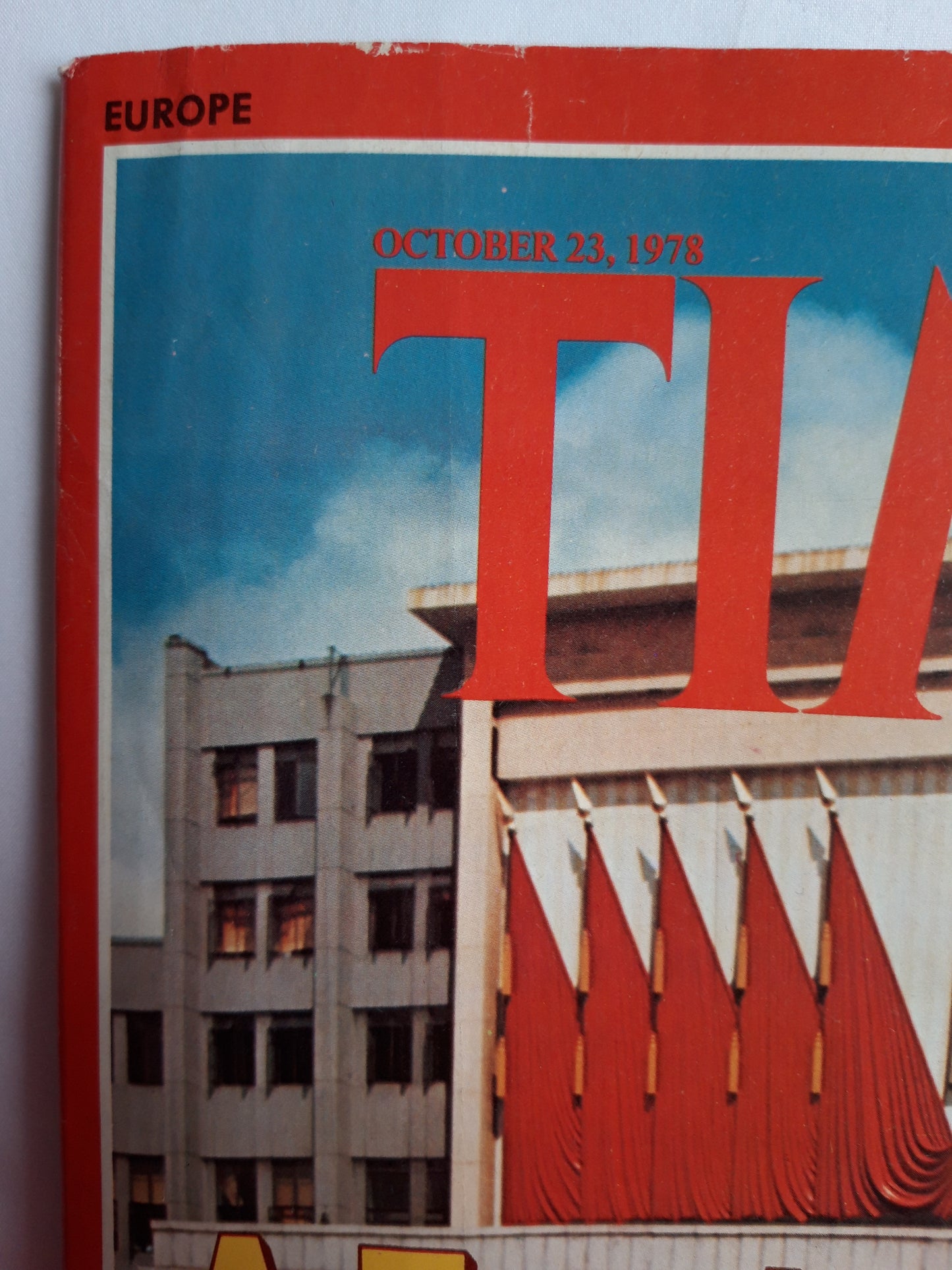 Time magazine A Tourist´s China U.S. Politics Slashing Away at Taxes 23.10.1978 Oktober 1978