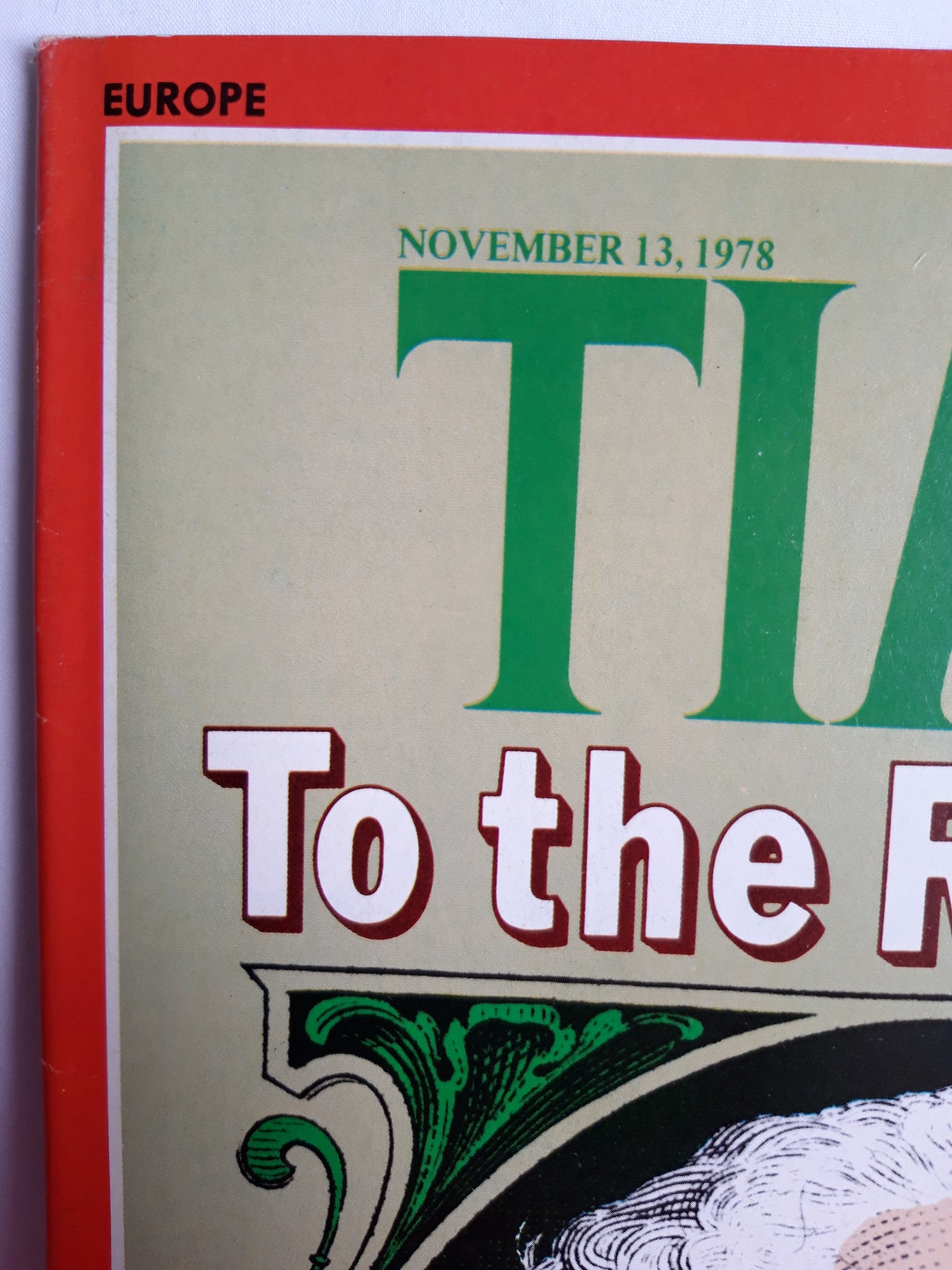 Time magazine To the Rescue George Washington Dollar Grim Hour in Iran 13.11.1978 November 1978