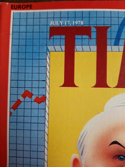 Time magazine The Inflation Fighter Federal Reserve Chairman G. William Miller Wimbledon New Champion Martina Navratilova 17.07.1978 Juli 1978