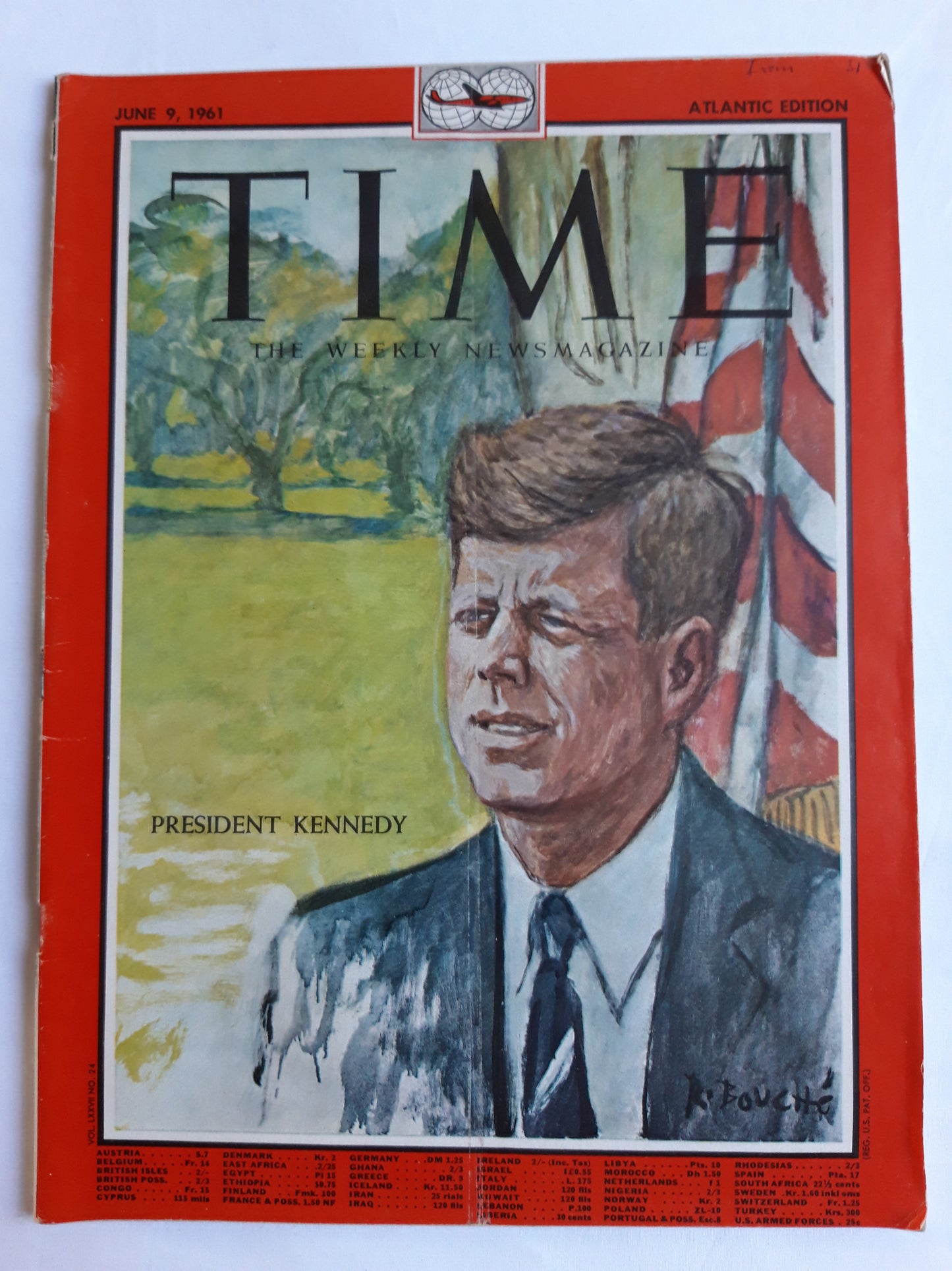Time magazine President John F. Kennedy 09.06.1961 Juni 1961