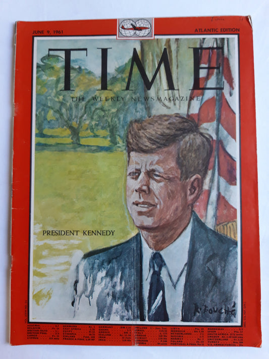 Time magazine President John F. Kennedy 09.06.1961 Juni 1961