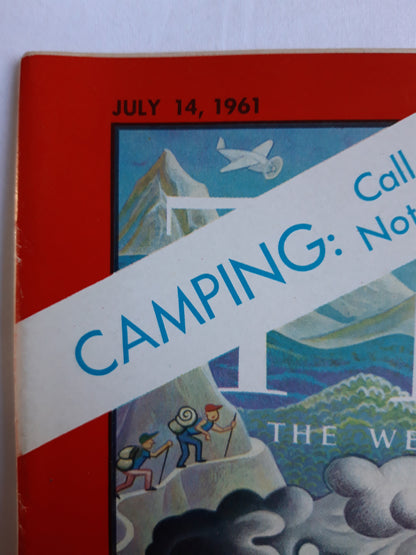 Time magazine Camping: Call of the Not So Wild 14.07.1961 Juli 1961