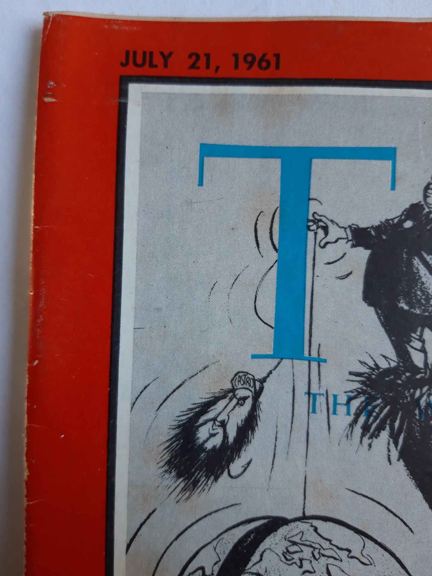 Time magazine Cartoonist Bill Mauldin 21.07.1961 Juli 1961