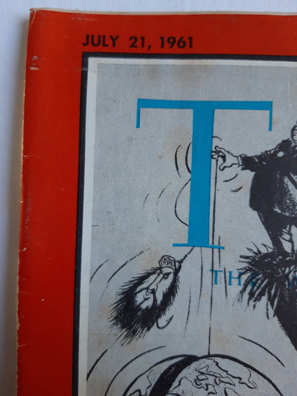 Time magazine Cartoonist Bill Mauldin 21.07.1961 Juli 1961