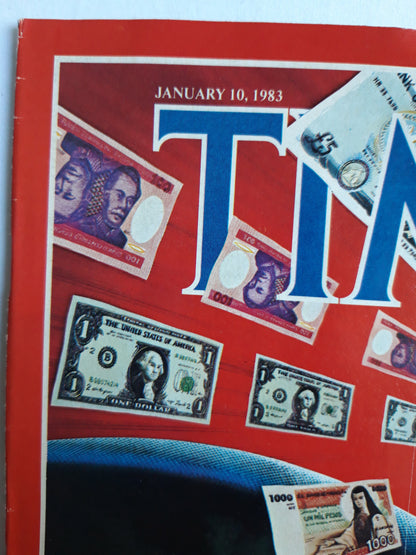 Time magazine The Debt Bomb The Worldwide Peril of Go-Go Lending Afganistan Moscow`s Three-Year Quagmire No.2 10.01.1983 Januar 1983