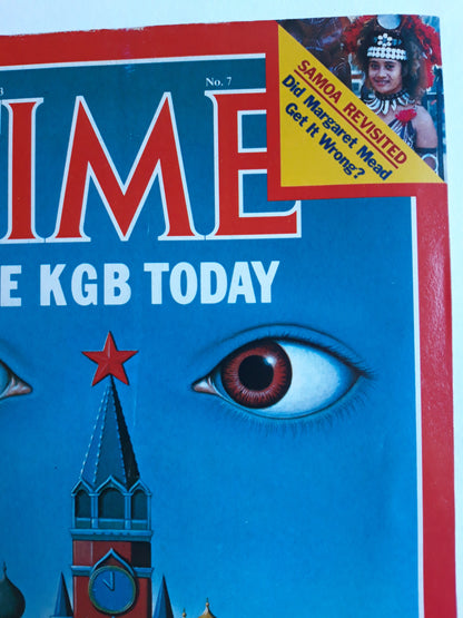 Time magazine The KGB Today Samoa Revisited Margaret Mead No.7 14.02.1983 Februar 1983