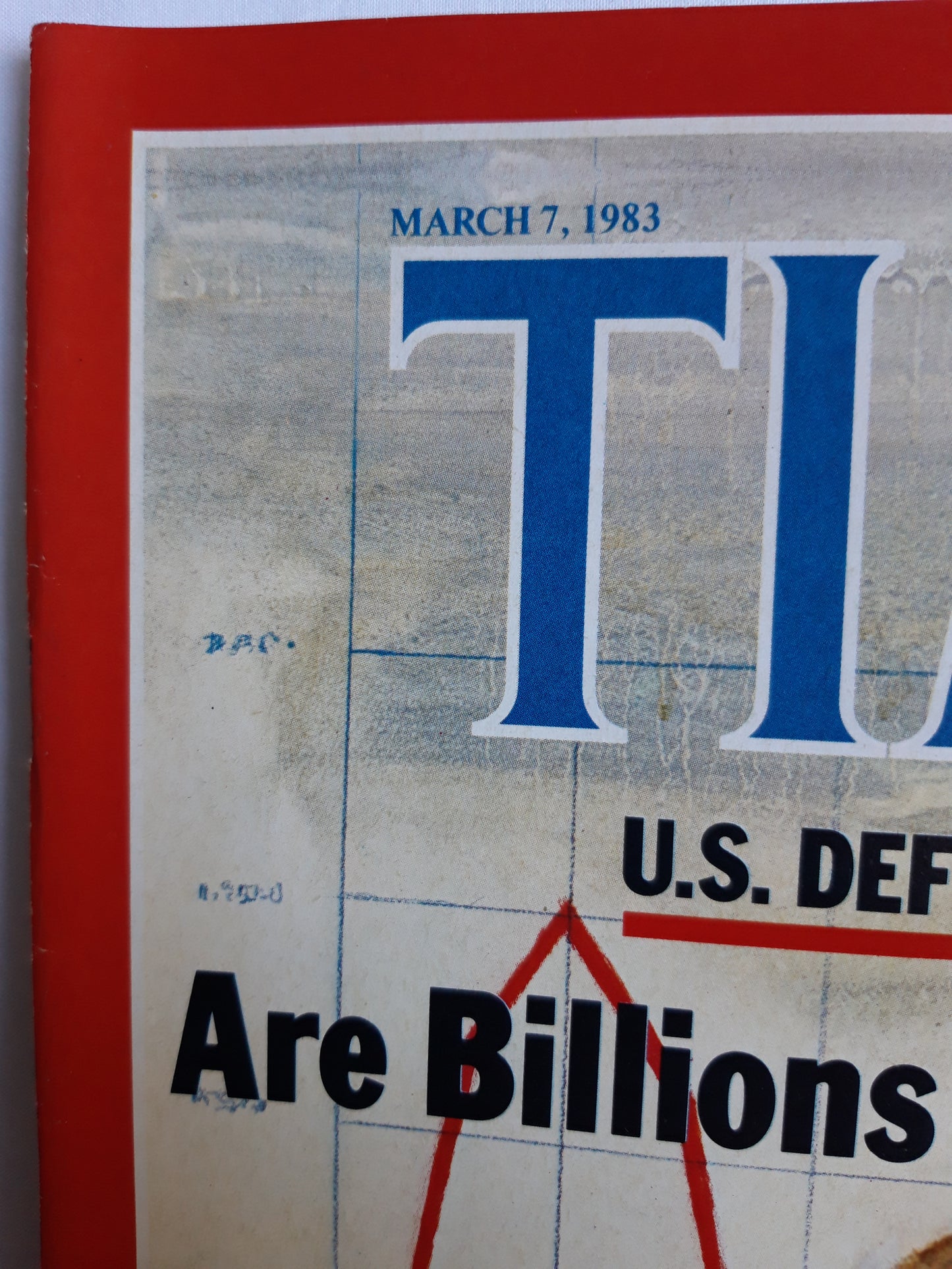 Time magazine Pentagon Maverick Franklin C. Spinney U.S. Defense Spending Are Billions Being Wasted? 07.03.1983 März 1983 No.10